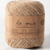 Resim La Mia Re-Tweed Bej Melanj El Örgü İpi - L122 - 34407 