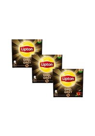 Resim Lipton Earl Grey Bergamot Aromalı Siyah Süzen Bardak Poşet Çay 3'lü 100 x 2 G 