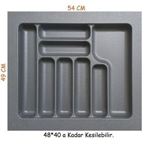 Resim Starax Çekmece İçi Plastik Kaşıklık 54x49 CM S-2287 