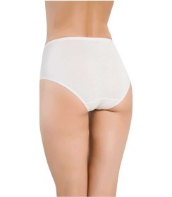 Resim Bonbonetti Chocolate Baby & Kids Bonbonetti Kadın Siyah 3'Lü Paket Bambu Yüksek Bel Bikini Ekru Kadın Külot Ekru 