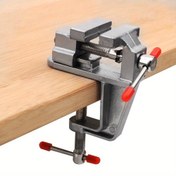 Resim 30mm Alaşımlı Çelik Kendin Yap Düz Masa Kelepçesi - Ağır Hizmet Hızlı Konumlandırma Vidası ve Ergonomik Kırmızı Kauçuklu Tutacaklar ile Hassas Vidası, Somun, Cıvata - Çok Fonksiyonlu Kenar ve Masa Kelepçesi, Tornavida Tutucu, Sağlam Yapı 