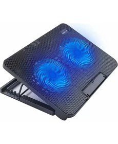 Resim Urfakent Çift Fanlı Sessiz Laptop Soğutucu 17 Inç Uyumlu Yükseltici Stand 
