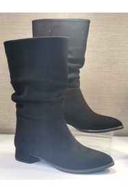 Resim Pine Cone 050 Kısa Çekme Çizme Nubuk Siyah 