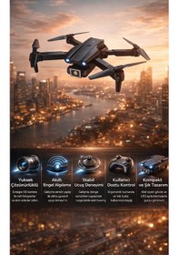 Resim Akıllı Uçuş Modlu Mini Drone - Hd Kamera Ve Stabilizasyon Özellikli Başlangıç Seviyesi Drone 