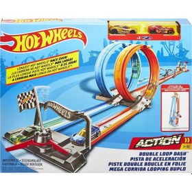 Resim Hot Wheels Çift Çemberde Depar Pist Seti Gfh85 