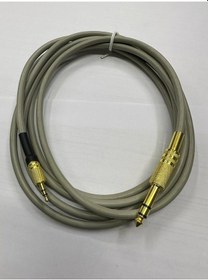 Resim 3 metre 3.5 mm 6.3 mm kablo 3.5 mm stereo 6.3 mm stereo kablo aux amfi kablosu stereo gitar kablosu 