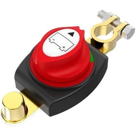 Resim Zhanglei001 Üstten Akü Kesme Anahtarı 12 48v Araç Karavan Ve Tekne İçin Açık Kapalı Üst Mesaj Negatif Ağırlıkta Akü Gücü Kesici İzolatör 
