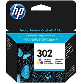 Resim HP 302 F6U65AE Renkli Mürekkep Kartuşu 