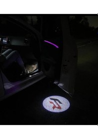 Resim Fr Araçları Kapı Altı Led Logo Mesafe Sensörlü Yeni Nesil 2 Adet 
