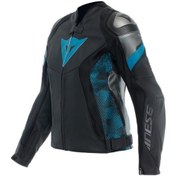 Resim Daınese Ceket Deri/avro 5 Leather Jacket Wmn Blk Teal Ant 