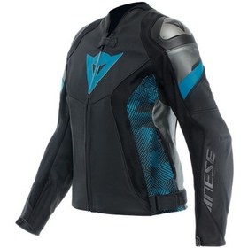 Resim Daınese Ceket Deri/avro 5 Leather Jacket Wmn Blk Teal Ant 