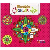 Resim 4E Boyama Kitabı Çocuklar İçin Mandala Pembe Karatay 