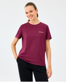 Resim Skechers W Light Fabric T-shirt Kadın Bordo Tshirt S2520239-3877 Bordo 