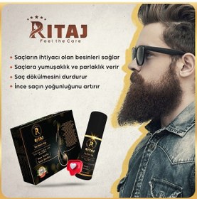 Resim Ritaj 21 Çeşit Doğal Yağ Karışımlı Saç & Sakal Bakım Yağı 100 ML 