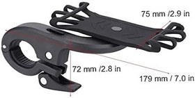 Resim Motorsiklet Bisiklet Gidon Silikon Telefon Tutucu 360° Dönebilen 4.7-6.0 inç 