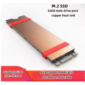 Resim M.2 SSD 2280 NVMe Katı Hal Sürücü - Saf Bakır Isı Emici, PS5 ve Laptoplar için Geliştirilmiş Termal Dağılım, Dayanıklı ve Güvenilir Performans, SSD Soğutma Çözümü | Şık Bakır Tasarım | Saf Bakır Malzeme 