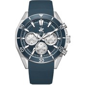 Resim Beverly Hills Polo Club BP3730X.366 Erkek Kol Saati | Mavi Silikon Kordon & Gun Rengi Kasa 