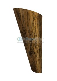 Resim Konik Açılı Koltuk Kanepe Ve Dolap Ayağı Antik Desenli 15 Cm 