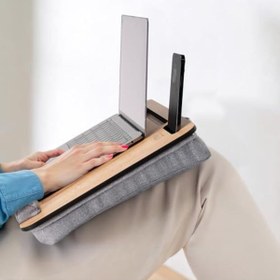 Resim STOREMAX -LS014 Minderli Laptop Sehpası (Meşe Gri) 1153473 