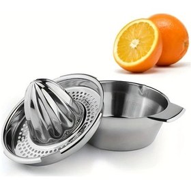 Resim Sunshine022 Manuel Portatif Multifonksiyon Paslanmaz Çelik Meyve Sıkacağı Filtreli 310ml 