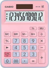 Resim Casio MX-12B-PKLB 12 Haneli Masaüstü Hesap Makinesi 
