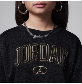 Resim Nike Nıke Jordan 1st Baby Blue Crew Kız Çocuk Sweatshırt 45d528 023 023 Çok Renkli 