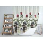 Resim Zethome Jackline Banyo Duş Perdesi 120 x 200 cm 
