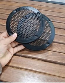 Resim POZART AUDİO SYSTEMS 13cm Hoparlör ve Midrange Koruma Kapağı Siyah Plastik 1takım (2adet) 