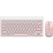 Resim Fude Ik6620 Ultra İnce 2.4g Kablosuz Klavye Mouse Seti Masaüstü Dizüstü Bilgisayar Pc Bilgisayar İçin Oyun Klavye Mouse Kombo Seti 