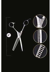 Resim Nagasaki Profesyonel Berber Kuaför Efile Ara Makası 6" No 28 