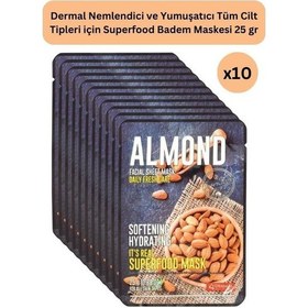 Resim Dermal Nemlendici Ve Yumuşatıcı Badem Maskesi 25 Gr 10 Adet 