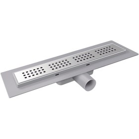 Resim Mesateknik Draingate® Paslanmaz Izgaralı Plastik Etekli Duş Kanalı Mts 9300 40 
