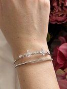 Resim Lotus Çiçekli Ayarlanabilir Bileklik 