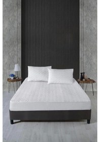 Resim Alez Kapitone Fitted Yatak Koruyucu 100 200 Cm Çok Renkli 