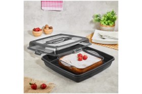 Resim Joy 4 Taraf Kilitli Kek Börek Borcam Saklama Kabı ROYALEKS-GP-131 Nemere 
