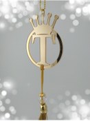 Resim Aker Hediyelik Çift Taraflı Ayna T Yazılı Ayna Pleksi Araba Dikiz Aynası Süsü 