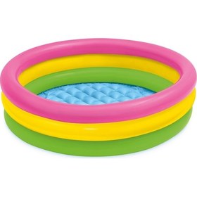 Resim Intex 3 Boğumlu Sunset Bebek Havuzu 86 25 Cm 58924 