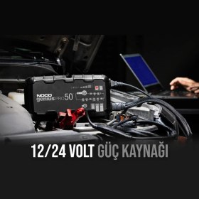 Resim Noco GENIUSPRO50 6V/12V/24V 1000A Akıllı Akü Şarj ve Akü Bakım/desülfatör/power Supply 