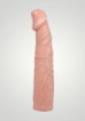 Resim xShopum 6 Cm Dolgulu Titreşimli Uzatmalı Silikon Penis Kılıfı 