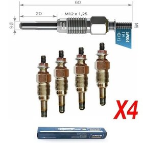 Resim Vw Transporter T4 Isitma Bujisi Kizdirma Bujisi 1.9 Tdi / 2.4D 19 409355586 