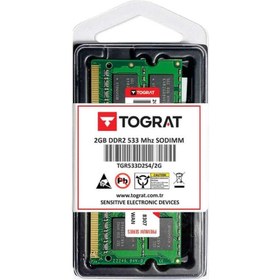 Resim Tograt 2gb Ddr2 533 Mhz Notebook Ram Bellek - Tgr533d2s4/2g 