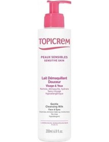 Resim Topicrem Gentle Cleansing Milk Eyes & Face 200 ML 