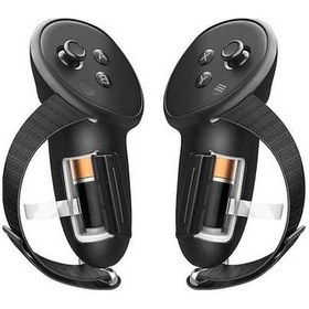 Resim Pazly Meta Quest 3 İçin 1 Çift Kol Kayış Takımı, Sıvı Silikon Kol Kaymaz Naylon Başparmak Kayışı İle Vr Kolu Kontrol Kutusu 