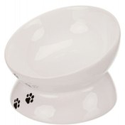 Resim Trixie Kedi Mama ve Su Kabı Yükseltilmiş Ergonomik Seramik 0,15 lt / 13 cm Beyaz 