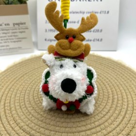 Resim OEMG 1 Adet Karikatür Çanta Çekicilik Anahtarlık Sevimli Iyi Şanslar Hediye Peluş Oyuncaklar Bebekler (Yurt Dışından) 