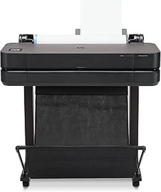 Resim HP DesignJet T630 büyük format yazıcı, 24 inç, A1'e kadar, mobil baskı, Wi-Fi, Gigabit Ethernet, Hi-Speed USB 2.0, 1 yıl garanti (5HB09A), siyah 
