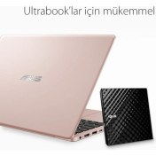 Resim Asus DVD SDRW-08D2S-U Lıte Slım USB 2.0 Siyah 