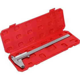 Resim Profesyonel Mekanik Kumpas 150mm / 0.02mm - Paslanmaz Çelik Sürmeli Kumpas 