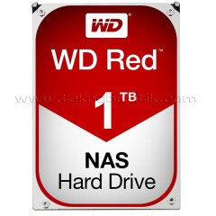 Resim WD 1TB Red 3,5" SATA III 6Gbit/s IntelliPower 64MB Cache NAS 7/24 (WD10EFRX) 