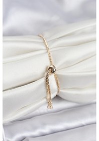 Resim Gold Renk Zirkon Taşlı Yıldız Model Asansörlü Kadın Bileklik Çok Renkli 